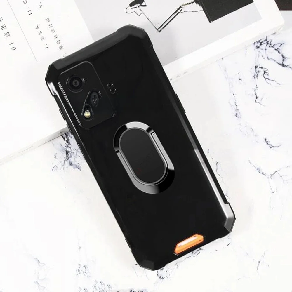Dla Blackview BV4800 6.56 "BlackviewBV4800 BV 4800 Pro tylny uchwyt pierścieniowy uchwyt etui na telefon Smartphone TPU miękka pokrywa silikonowa — zdjęcie 2