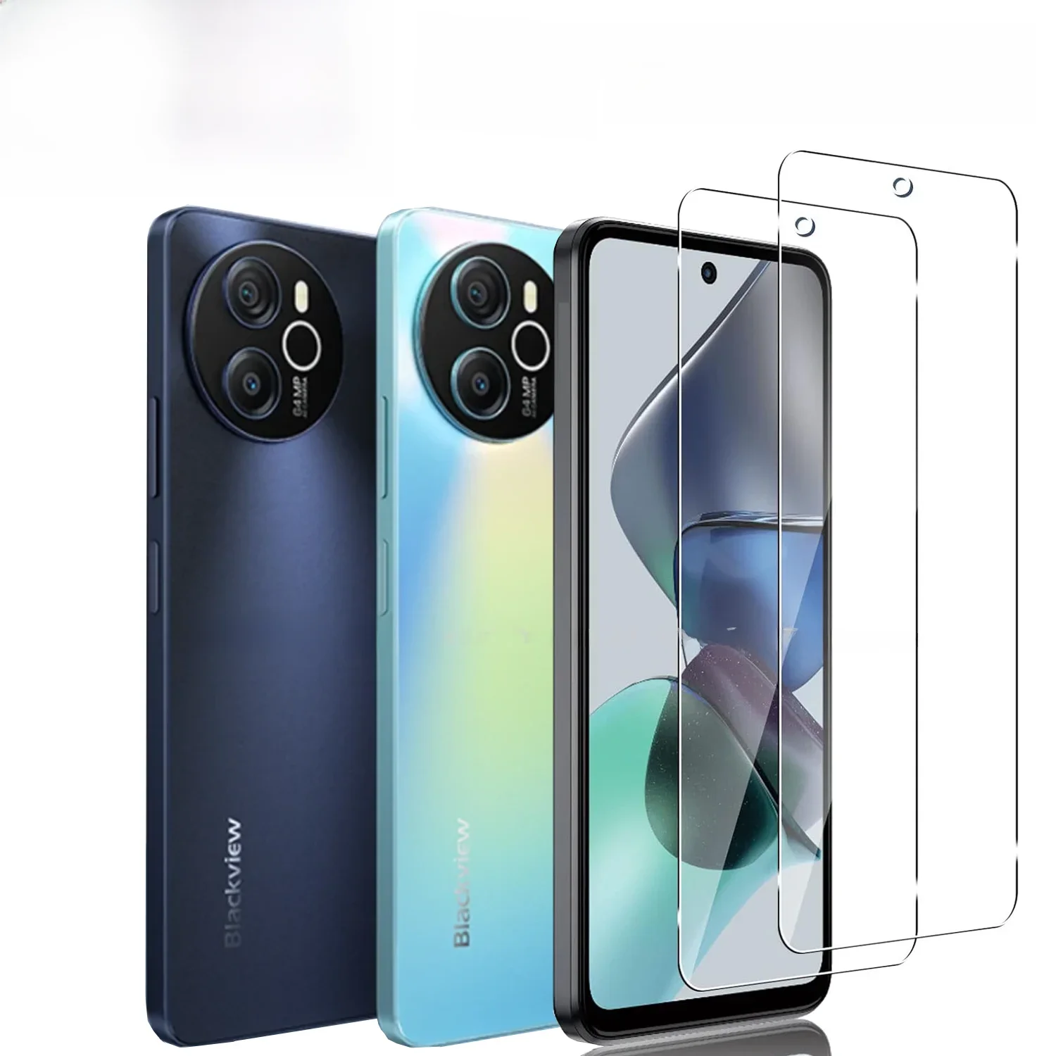 Dla BlackView Shark 8 Szkło hartowane na ekran Wysokiej jakości aluminium HD Crystal 9H Przezroczysty Ultra Clear Anti Scratch — zdjęcie 2