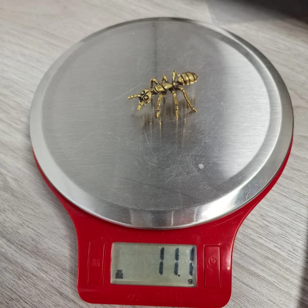 Figuras de hormiga de latón en caliente, simulación en miniatura de insectos, adorno de escritorio, mesa de té, mascotas, artesanías de cobre antiguo, decoraciones para el hogar