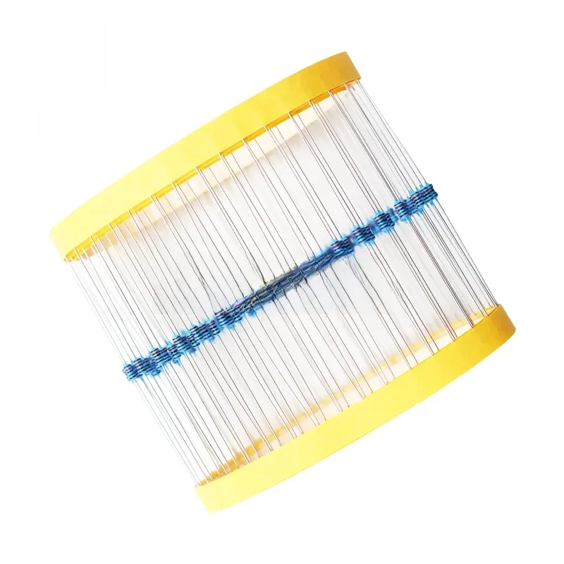 100 pièces 1/8W 0R-4.7M 1% résistance à Film métallique 0.125W 1 2.2 10 47 100 120 150 220 270 330 470 1K 2.2K 4.7K 10K 100K 470K 1M ohm