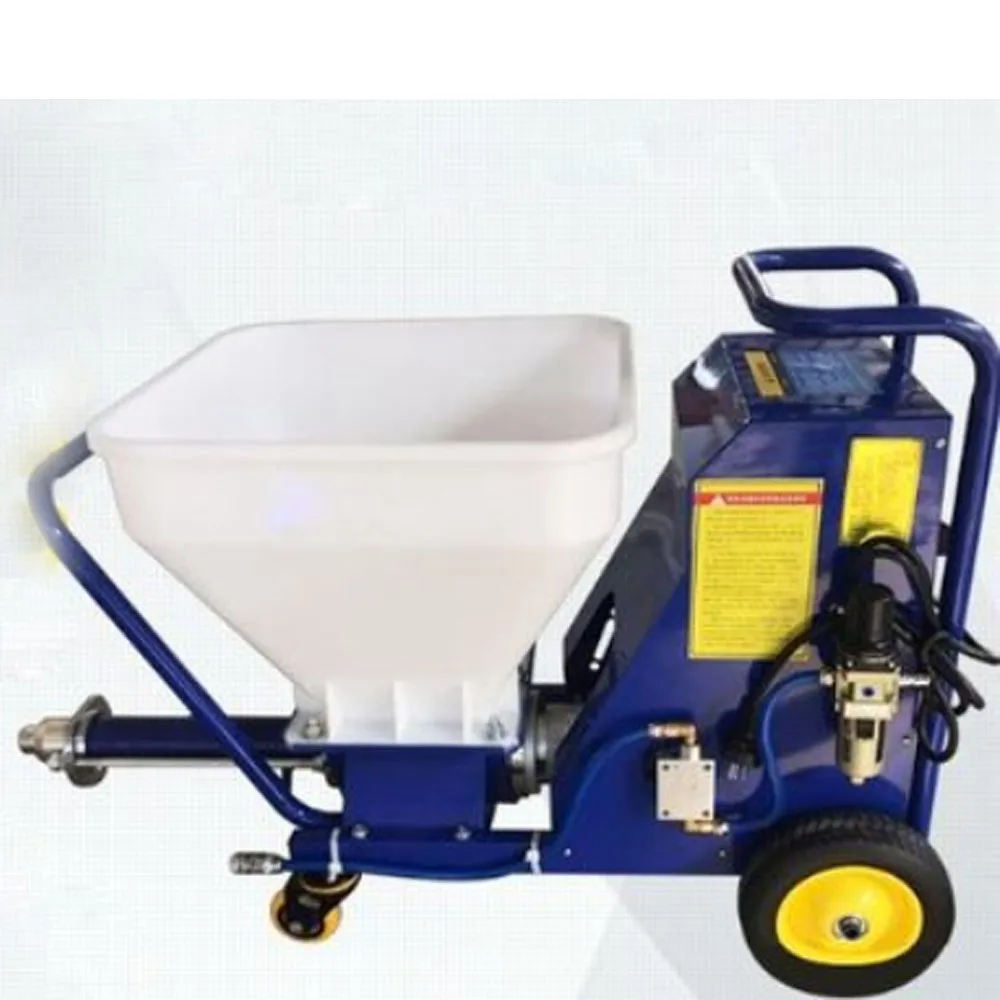 Mortar Cement Putty Real Stone Paint Coating Multifunctional Powder Wall Plastering Spraying Machine Factory Supply