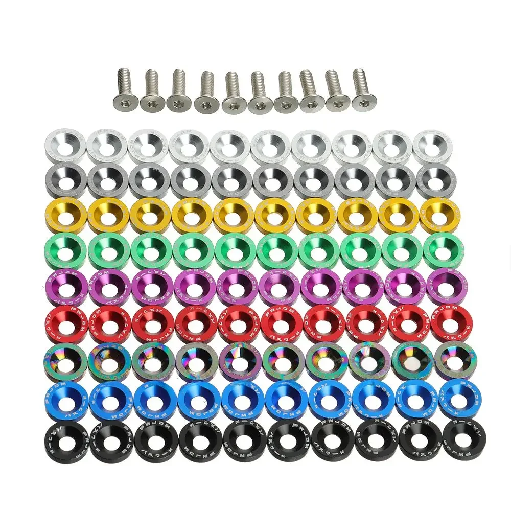 10 Stück 8 Farben Roller-Befestigungselemente Schrauben Lenker-Schraube Unterlegscheiben für Dualtron 1 2 3 Thunder Eagel Ultra Zero 9 Teile Autoschrauben
