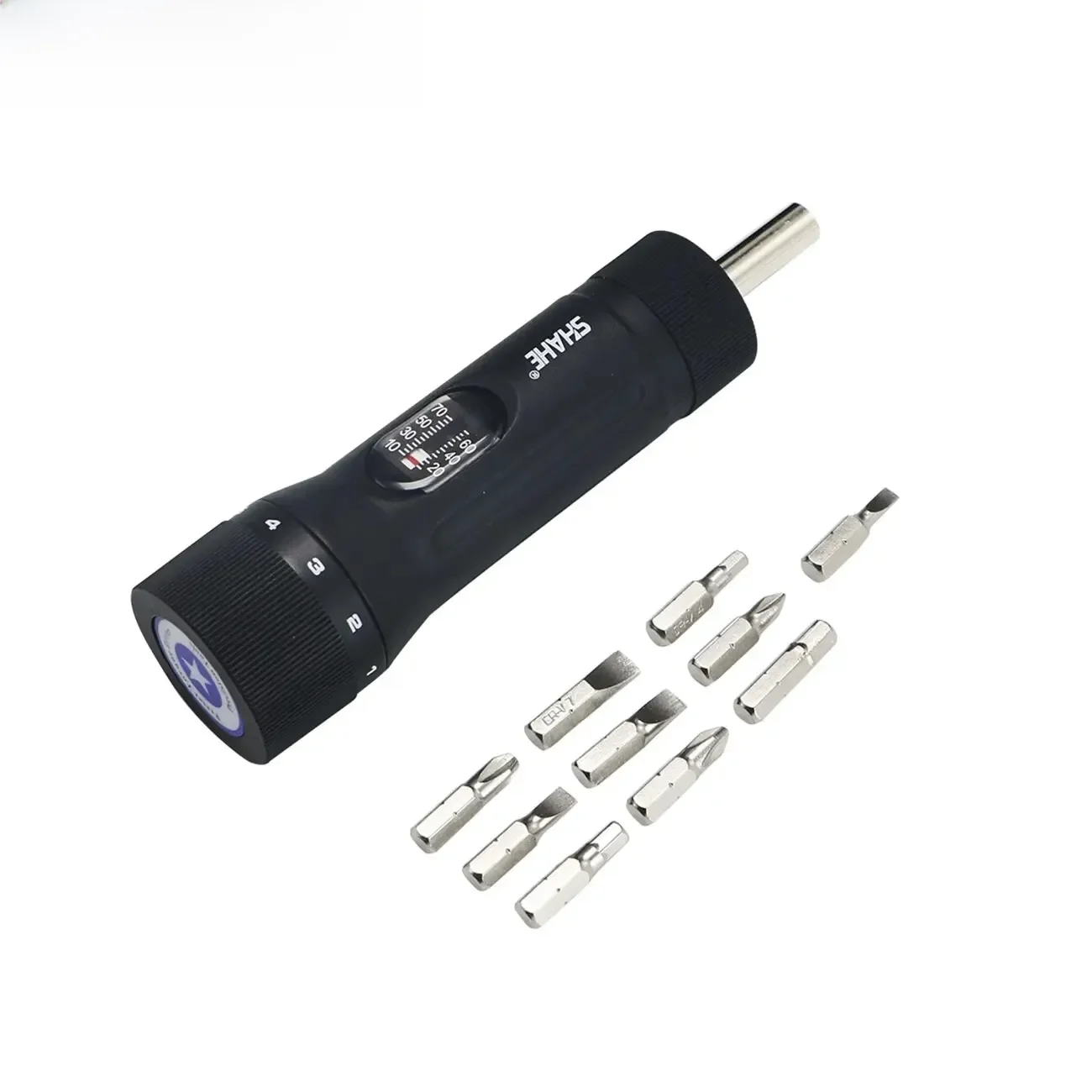 AliExpress Shahe SHAHE 1/4" Drive Torque Screwdriver Wrench Set 10-70 In-lb 10 Pieces Bits Set for Maintenance Tools Bike Repairing and Mounting
