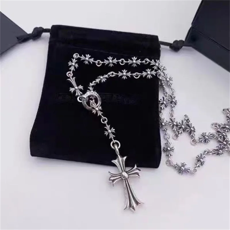 CHROME HEARTS 2025 New Men's and Women's Same Style Necklace Personalized Retro Versatile Pants Chain Pendant Hanging Chain