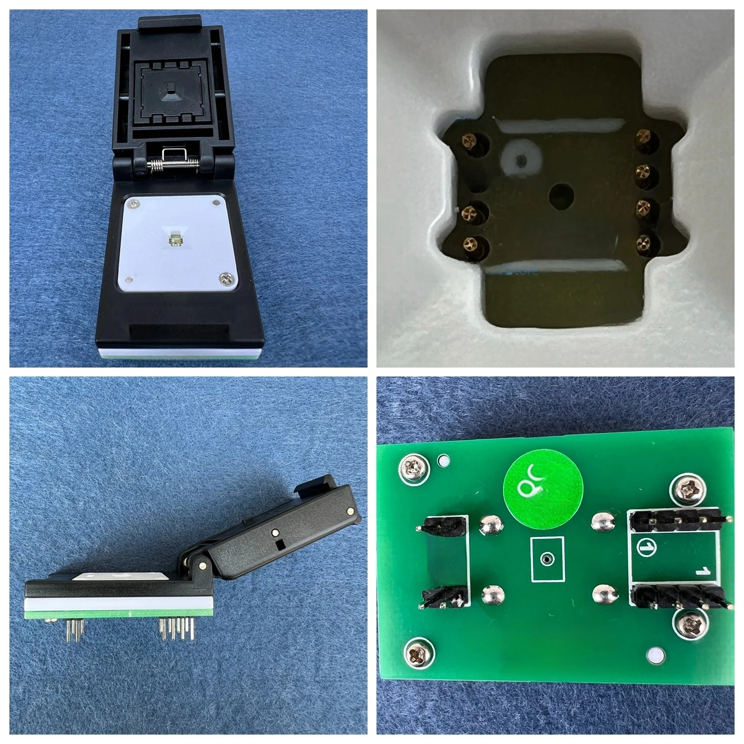 XGecu QFN8 WSON8 USON8 DFN8 2X3 4X3 ou 4X4 adaptateur universel de prise IC pour SPI NAND NOR Flash avec sonde Ă ressort haut de gamme