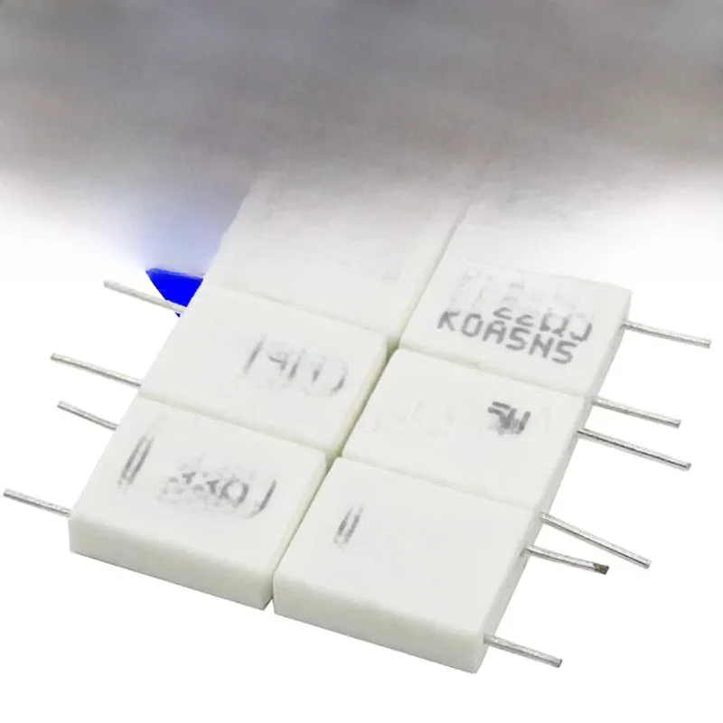 BStore-Résistance en ciment céramique non inductive, 56, 5W, 0.001, 0.1, 0.15, 0.22, 0.25, 0.33, 0.5 Ohm, 0,1 R, 0,15 R, 0,22 R, 0,25 R, 0,33 R, 0,5 R, 10 pièces