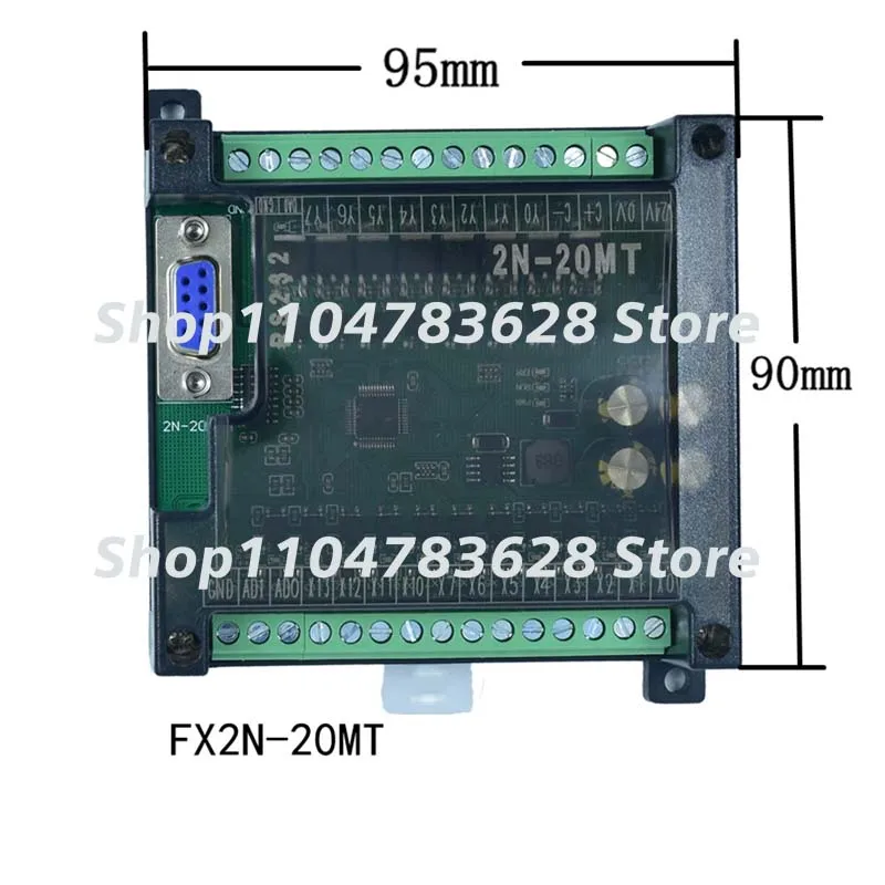 NEW FX2N-20MT with case FX2N-20MR ，12 in, 8 out