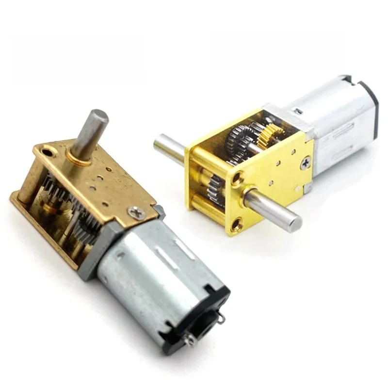 Silnik przekładniowy Micro Mini N20 DC 3V 6V 12V 4-381RPM Metalowy silnik elektryczny redukcyjny o wysokim momencie obrotowym Silnik przekładniowy o niskiej prędkości skrzyni biegów — zdjęcie 2