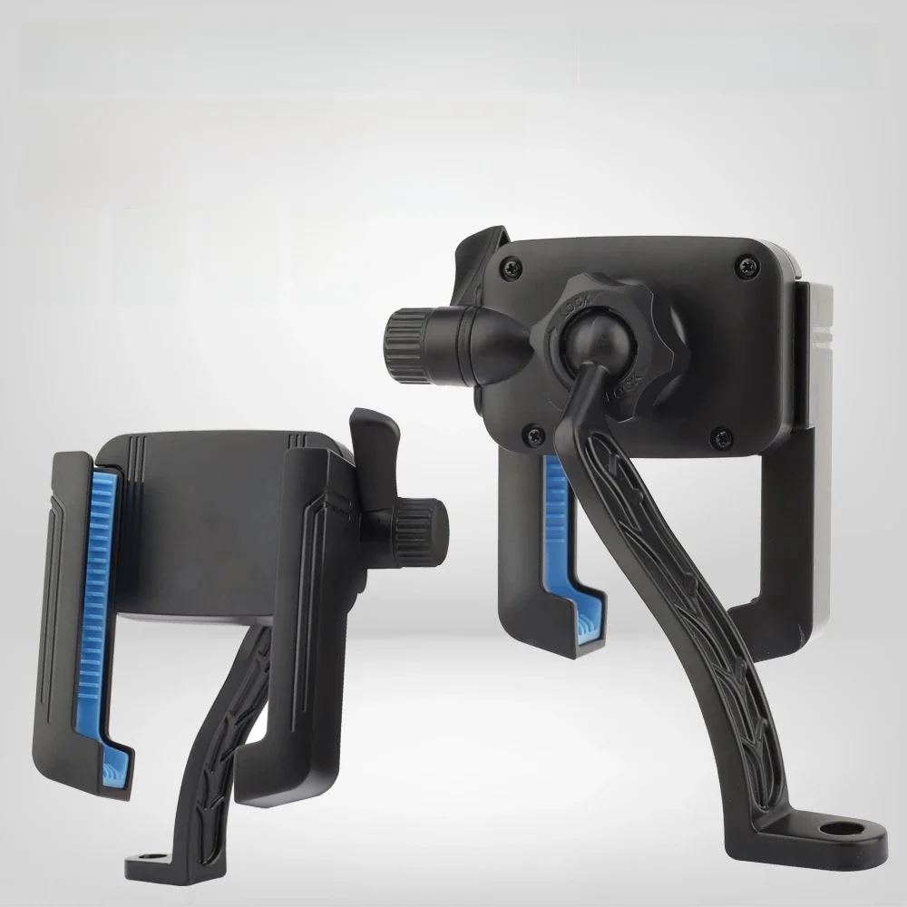 AliExpress NONE Rearview Mirror Type Motorcycle Mountain Bicycle Phone Holder GPS Bracket Cellphone Stand 360 Degree Rotating