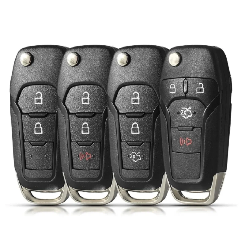 

Автомобильный пульт дистанционного управления для Ford F150 F250 F350 Explorer Ranger Fiesta Mondeo Focus Everest Edge Kuga Escort Key Case