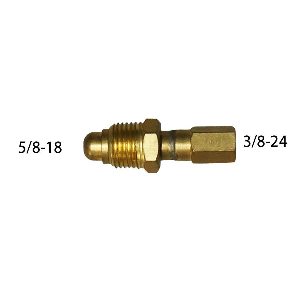 Welding  Adaptor  3/8-24 Female Thread Change 5/8-18 External Screw