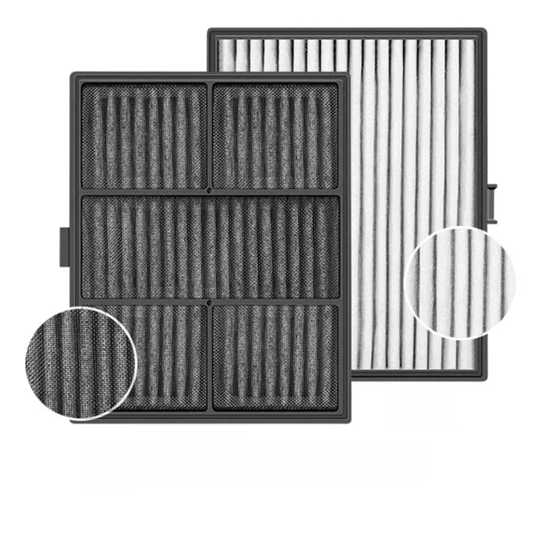Filtre Hepa et charbon actif pour supporter ficateur d'air de voiture, adapté à Amway 1216ino CH, pièces de filtre de supporter ficateur d'air, 150x120x20mm