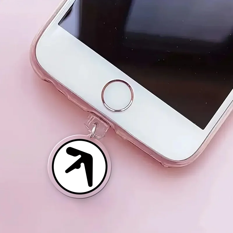 

Акриловая подвесная пылезащитная заглушка для телефона aphex, подвесная подвеска для телефона iPhone xiaomi Samsung aphex twin, аксессуары для украшения телефона с логотипом