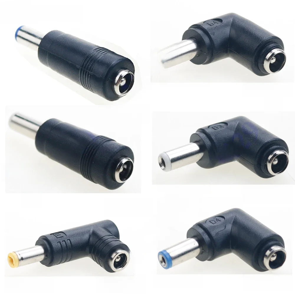 Connecteur pour adaptateur d'alimentation cc, 1 pièce, prise de tête de Conversion, prise femelle 5.5x2.5/2.1mm, tourner vers mâle 5.5x2.1/2.5mm