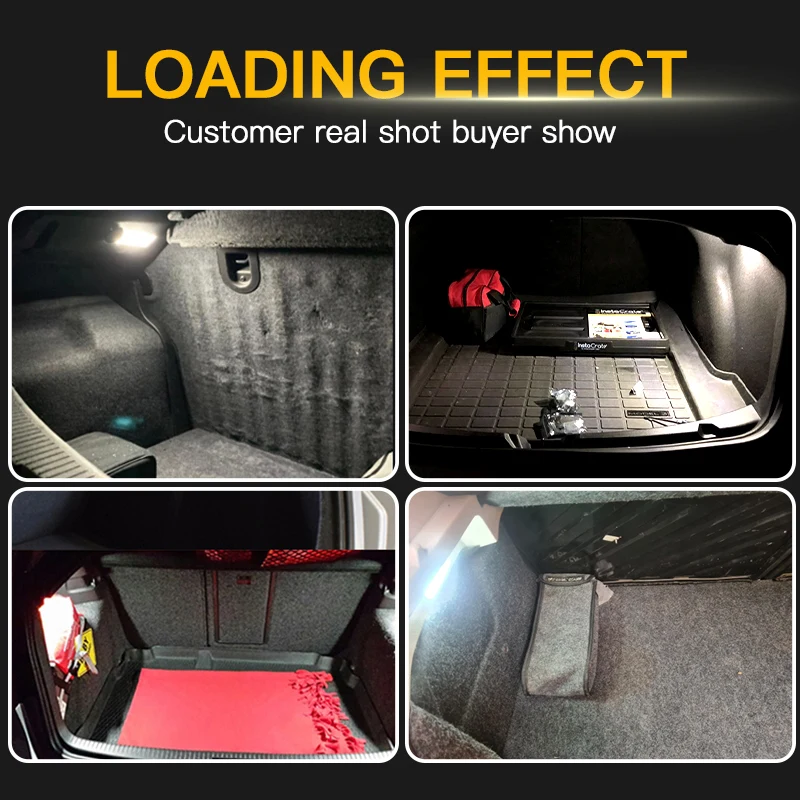 2 قطعة LED الداخلية مجاملة Footwell الباب ضوء الأمتعة جذع مصباح Canbus ل تسلا نموذج 3 17-20 S 12-20X16-20 اكسسوارات السيارات