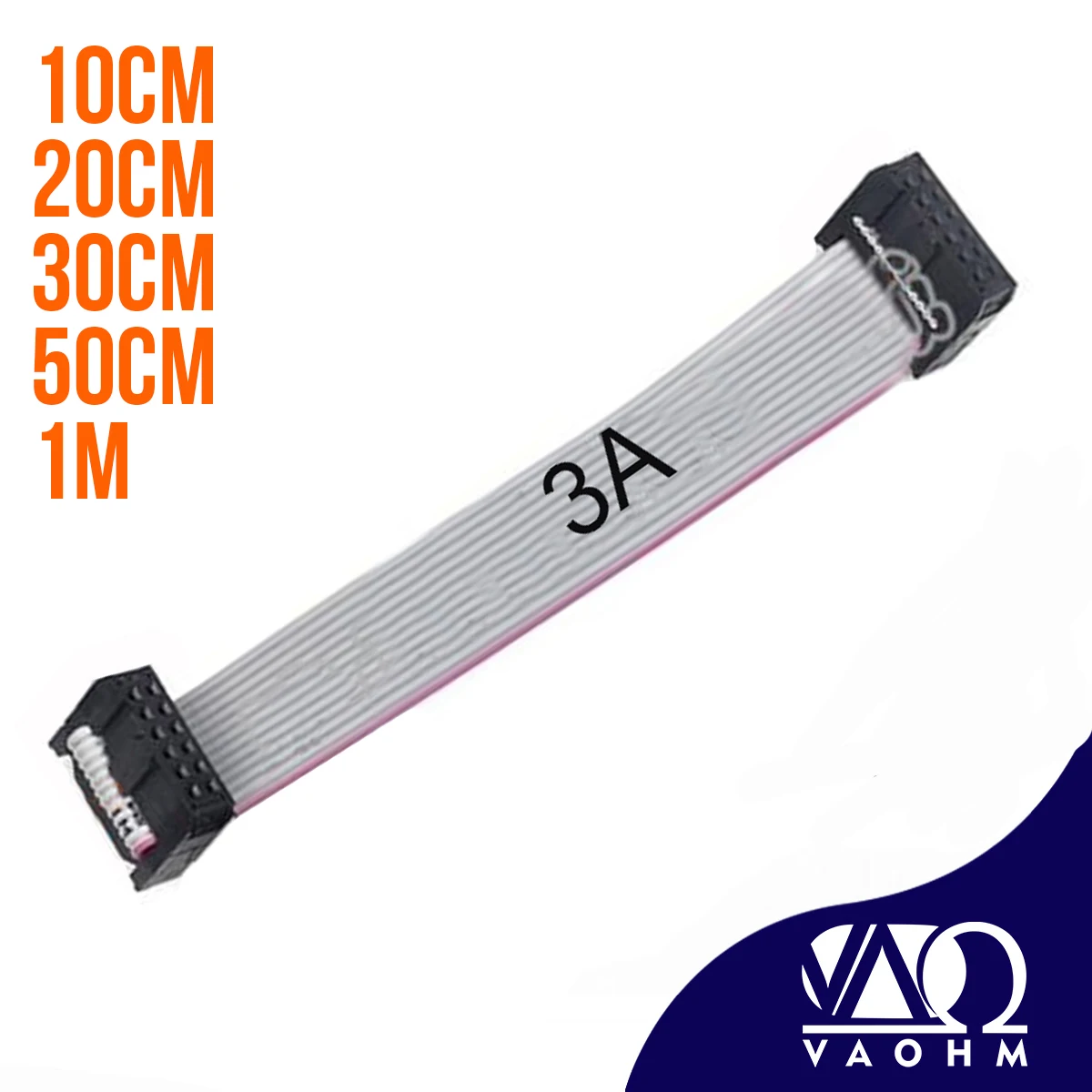 Tipo Cabo do soquete do IDC, 2.54mm Pitch, tipo 3A