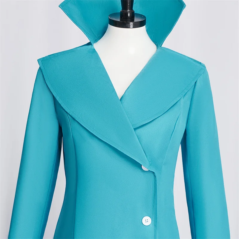 Anime Lucy Wilde Cosplay Costume Coat Long Trench Coat Scarf Full Set Halloween Role Play Performance Carnival Stage Suit Outfit - view 6