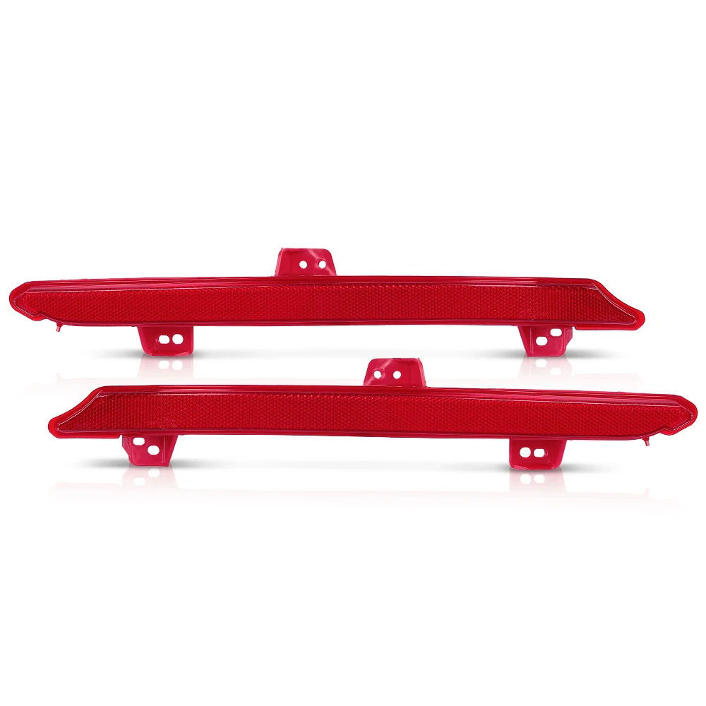 Rear Bumper Reflector Light Tail Lamp Case Pair Fit for Honda Accord 2018-2022 33555Tvaa01 Ho1184113 33505Tvaa01 Red