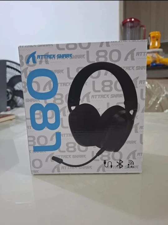 ATTACK SHARK L80 Ultra-Light Tri-Mode Gaming Headset Lightweight Wireless Gaming Headset for PC/PS4/PS5/Switch/Xbox photo review