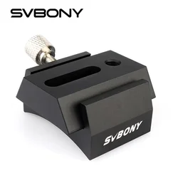 SVBONY Fully Metal Bracket Base Shoe + 42mm Dovetail UNC 1/4-20 Mounting for Optical Telescope Guiding Scope