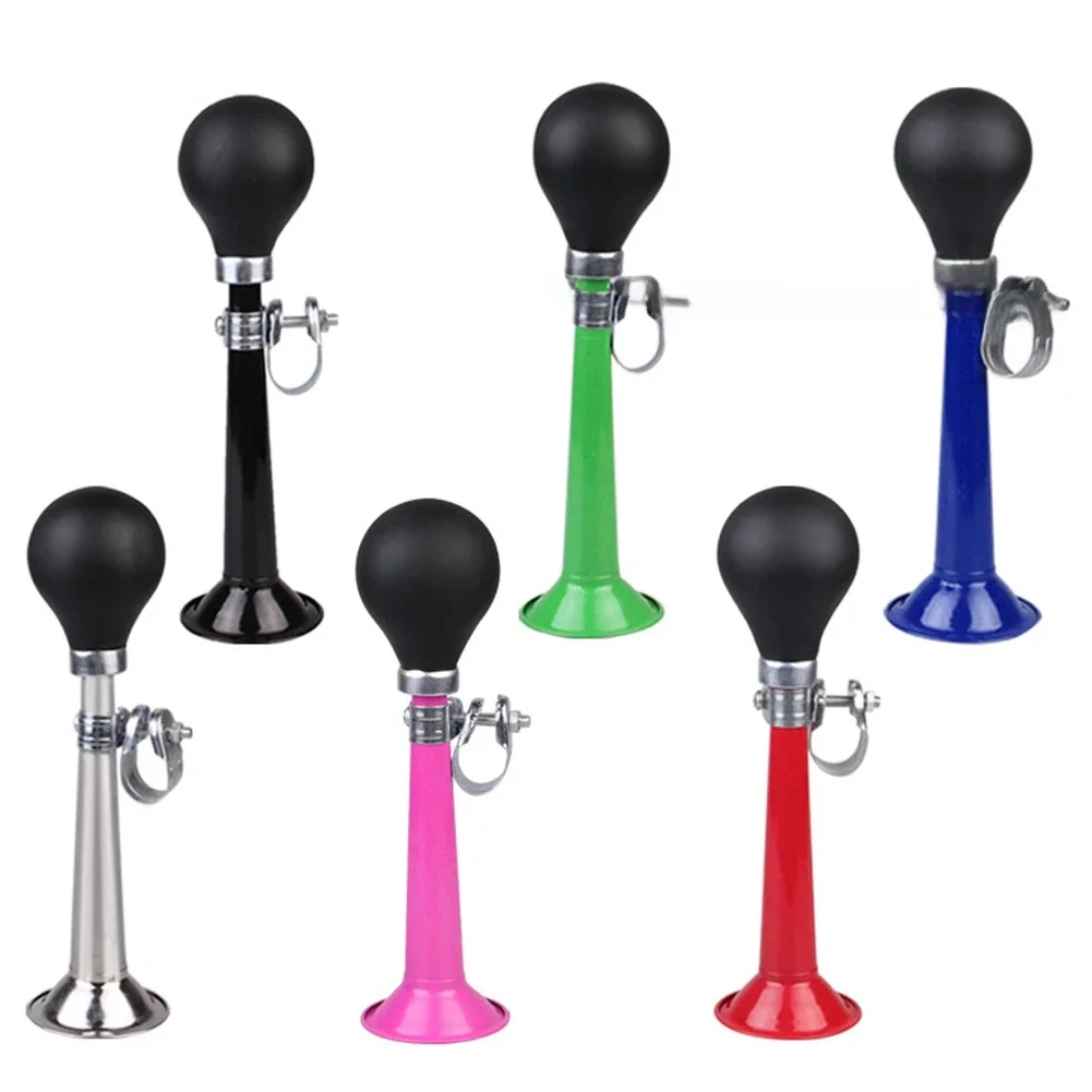 AliExpress MEROCA Bugle Horn Retro Clown Horn Bike Horn Classical Vintage Metal Loudspeaker Bike Air Horn For Vehicles Bicycles Non-Electronic