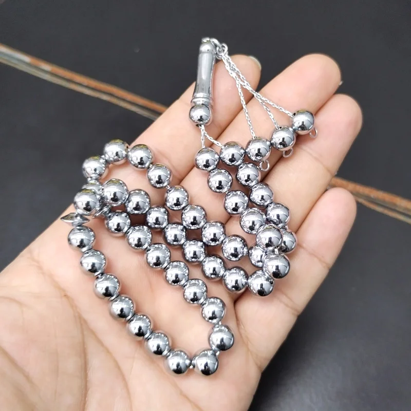 Tasbih 45 Beads Metal beads Taiwan Processing Technology Fade-Free Muslim Paya Beads Bracelet Islamic Gift Rosary