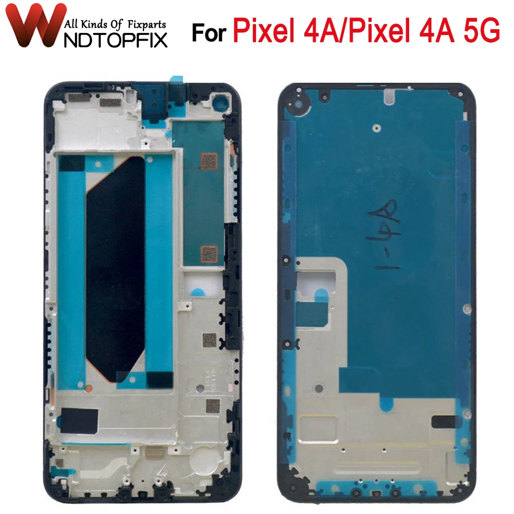 

High Quality For Google Pixel 4a Middle Frame Plate Housing Bezel LCD Support Mid Faceplate Bezel For Pixel 4A 5G Middle Frame