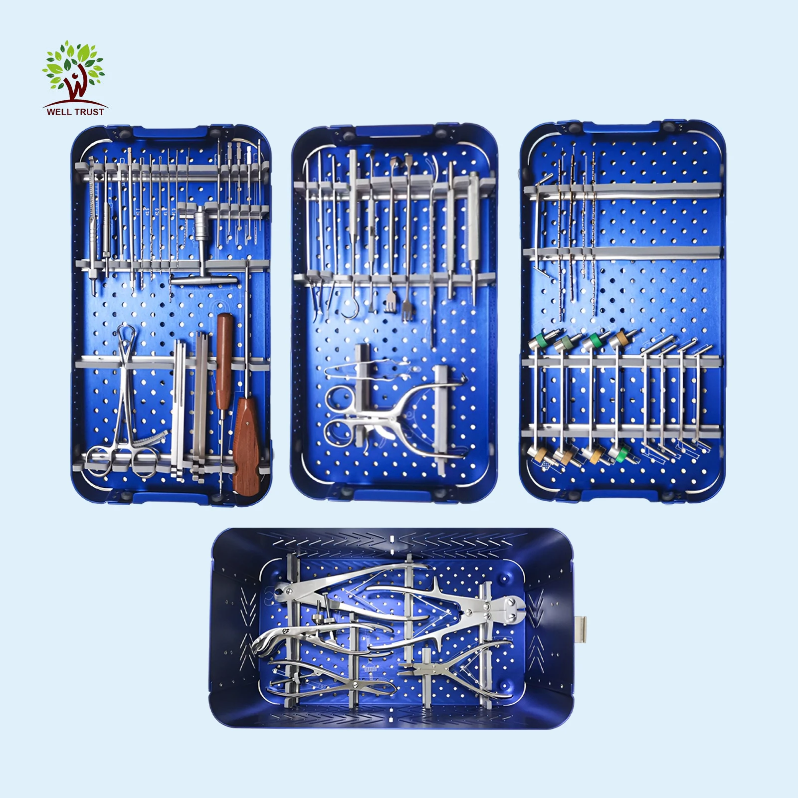 Veterinary Orthopedic Instrument Kit  Medical Pet Surgery Tools Set for Small Animal 1.5/2.0/2.4/2.7/3.5 mm Surgical for Vet Use