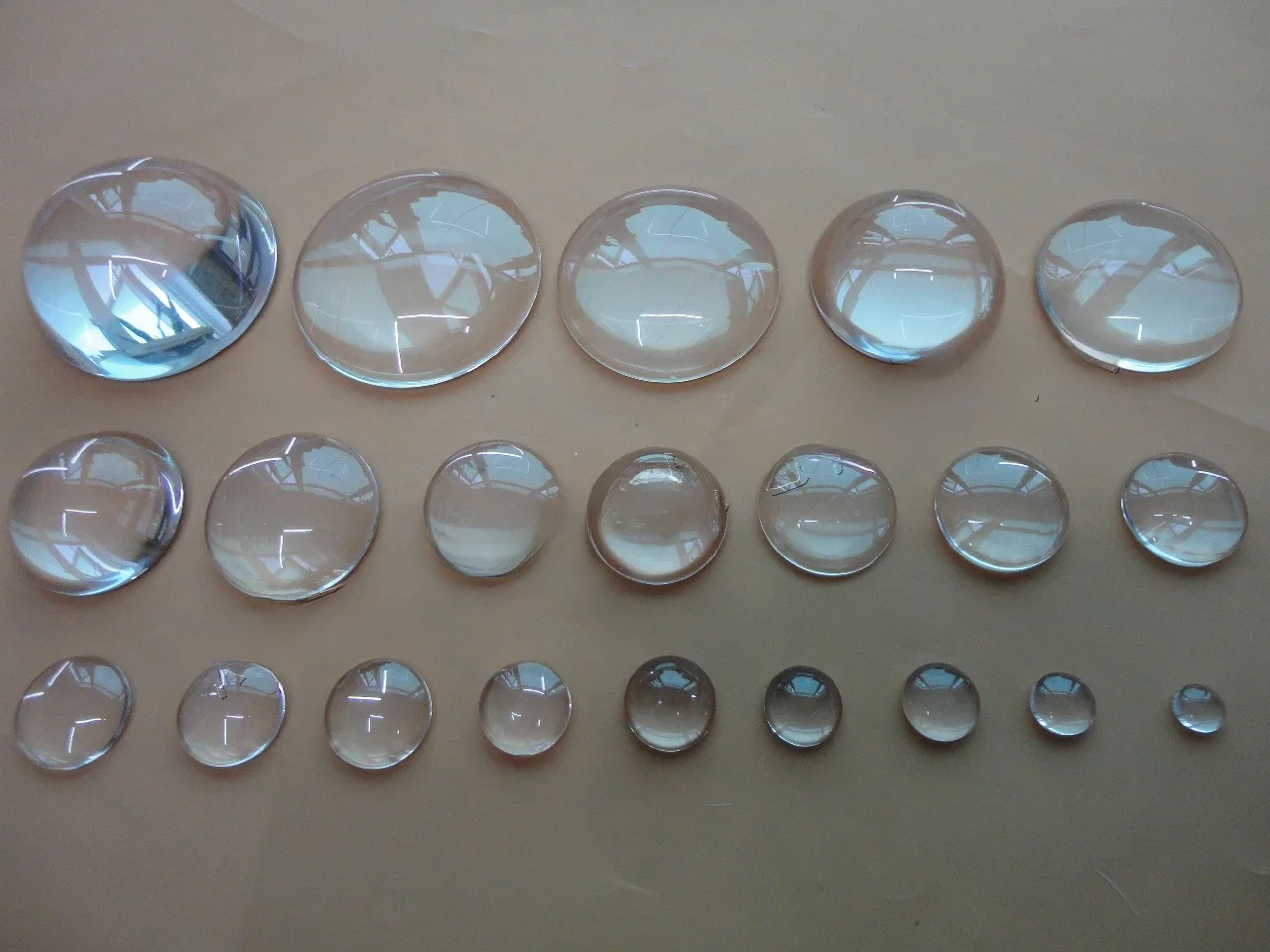 6 8 10 12 13 14 15 16 20 25 30 40 mm Mini szkło optyczne ogniskowa LED optyka Plano wypukłe pojemnościowy szkło LED obiektyw — zdjęcie 2