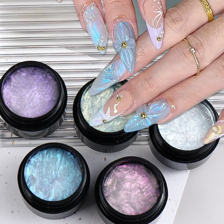 Aurora-Gel d'extension de main antiadhésif, colle à construction rapide, nail art, colle à pincer, luminothérapie saillante, décoration de manucure, 5ml