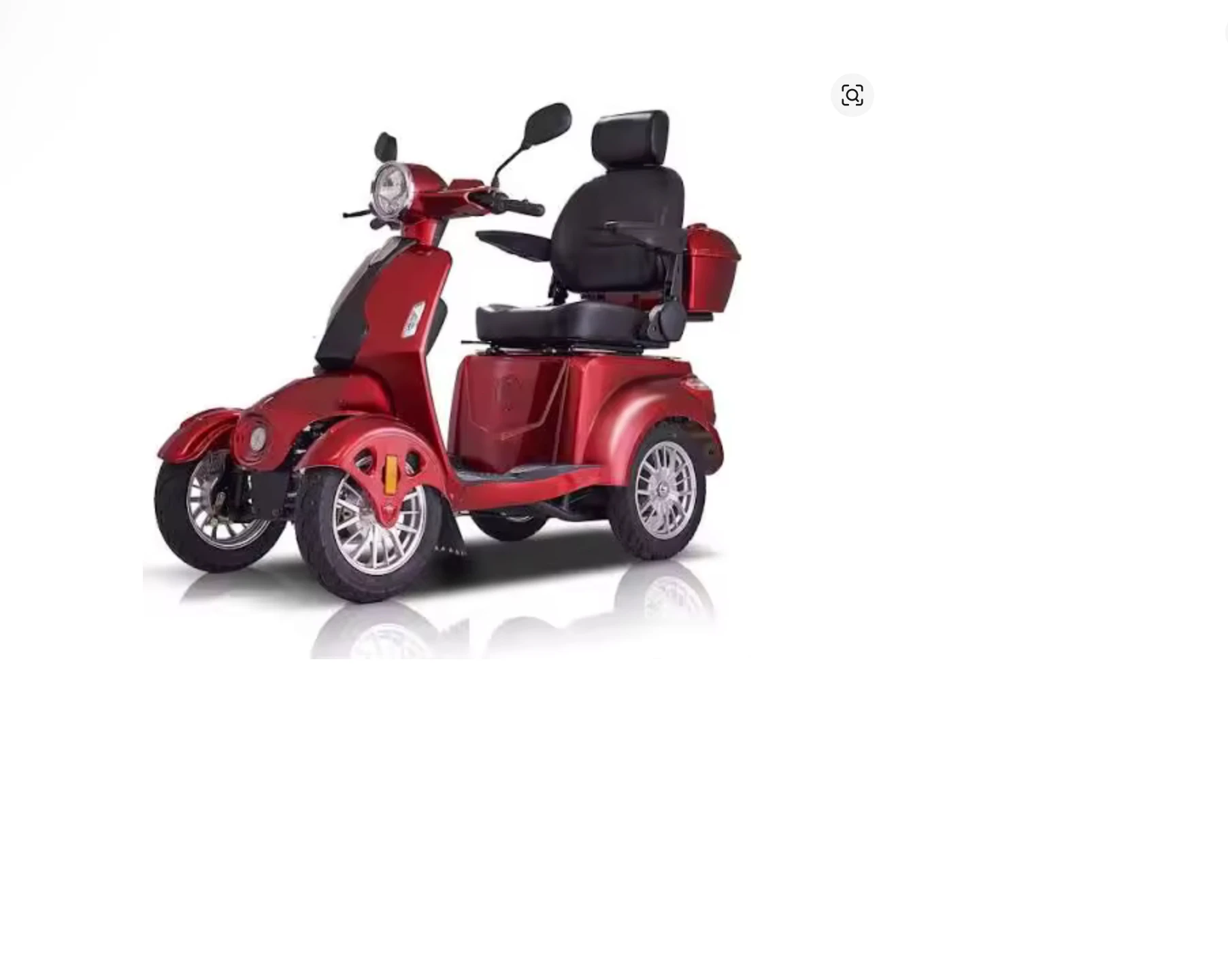 DISCOUNT SALES 4 Wheels Travel Mobility Scooter - 800W 60V 20AH, 500LBS Capacity, 30 Miles Range for Adult Seniors