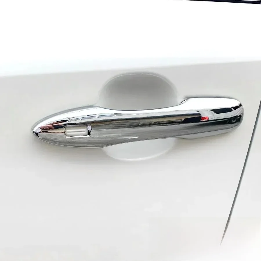 Chrome Car Keyless Door Handle Strip Cover Protector Trim For Toyota Yaris / Yaris Cross 2020 2021 2022 2023 2024 2025