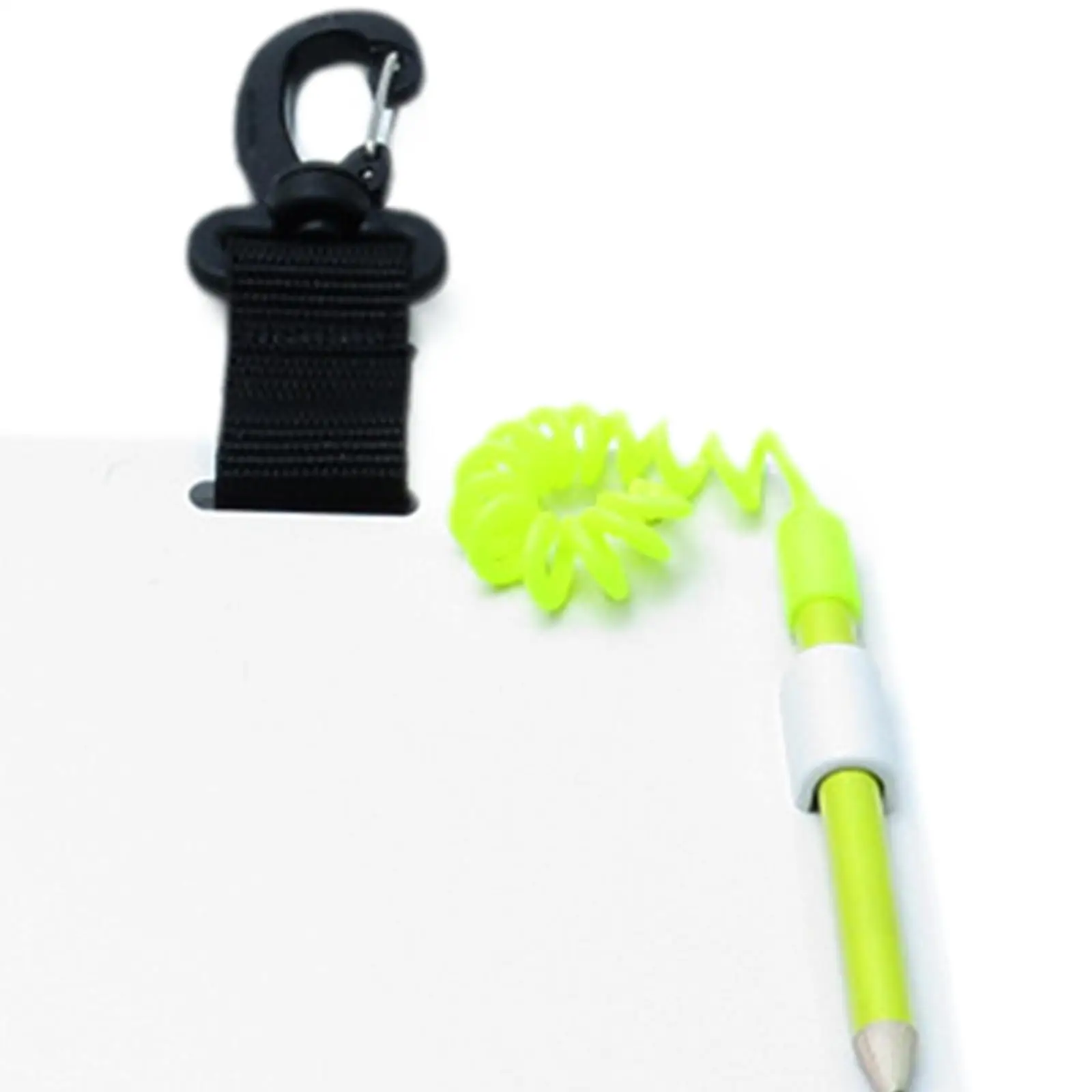 Underwater Writing Slate with Clip and Pencil Diving Note Board Handwriting Plate for Scuba Divers Snorkeling Swimming Training