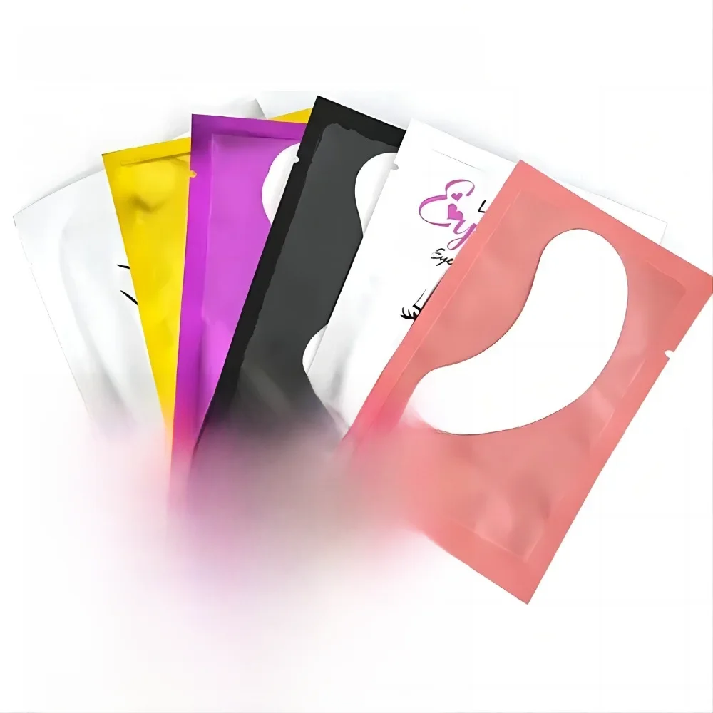 50/500/1000 Stuks Hydrogel Patches Voor Wimpers Bouwen Wimper Extensie Onder Oogkussens Lash Stickers Beauty Tools Groothandel LAUKISS - afbeelding 2