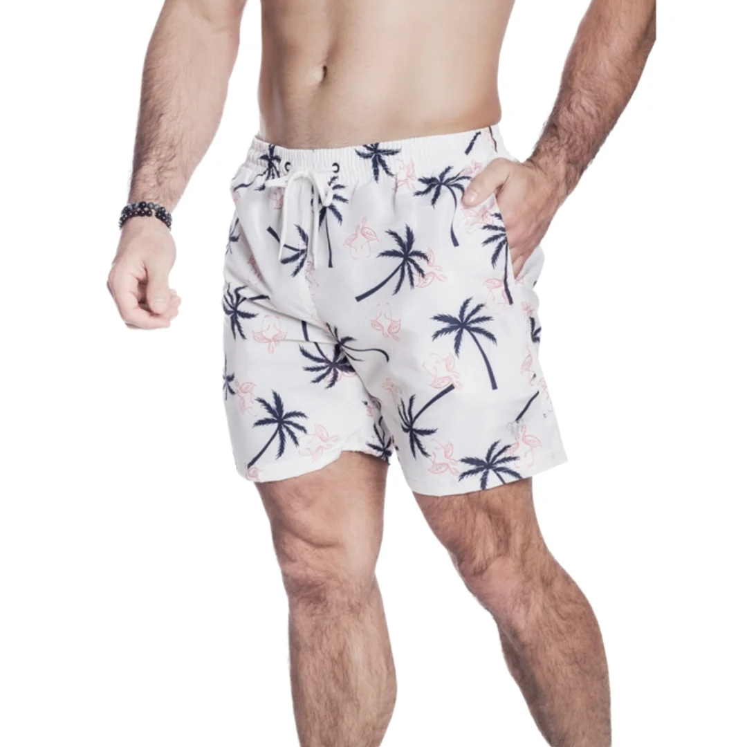 Shorts Tactel Masculino Bermuda Estampada Praia Verão