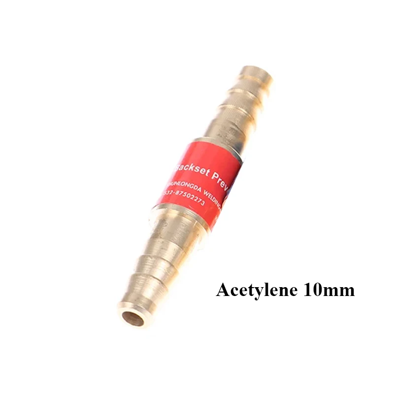 good Quality 6mm 8mm 10mm Pipe Flashback Arrestors Of Acetylene Oxygen Fuel Check Safety Valve Pipe arrest Flashback Arrestor