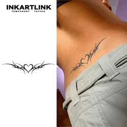 Love Temporary Tattoo Stickers, Romantic Waterproof Design, Semi-Permanent Lasts 15 Days, Couple Matching Body Art