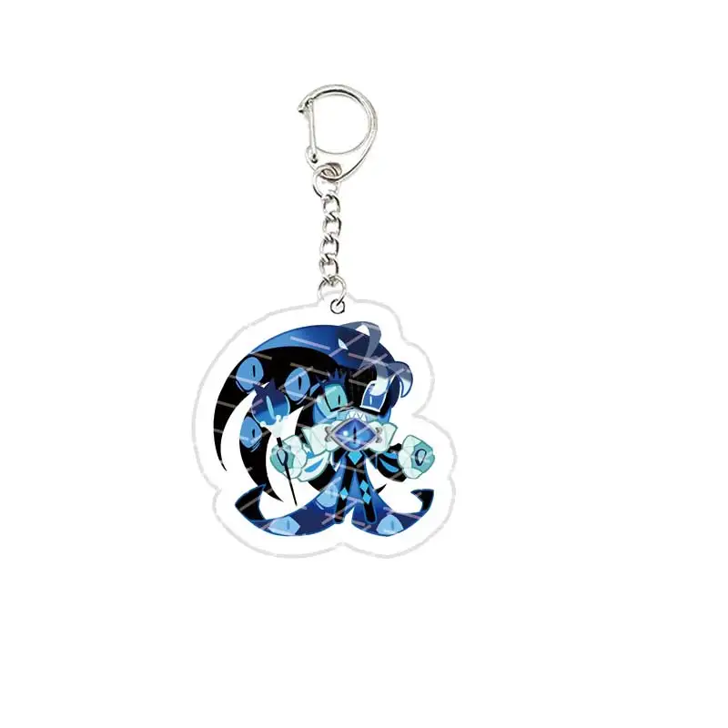 Cute Shadow Milk Cookie Keychains for Accessories Bag  Acrylic Shadow Milk Cookie Pendant Keyring Key chain Fans Gifts