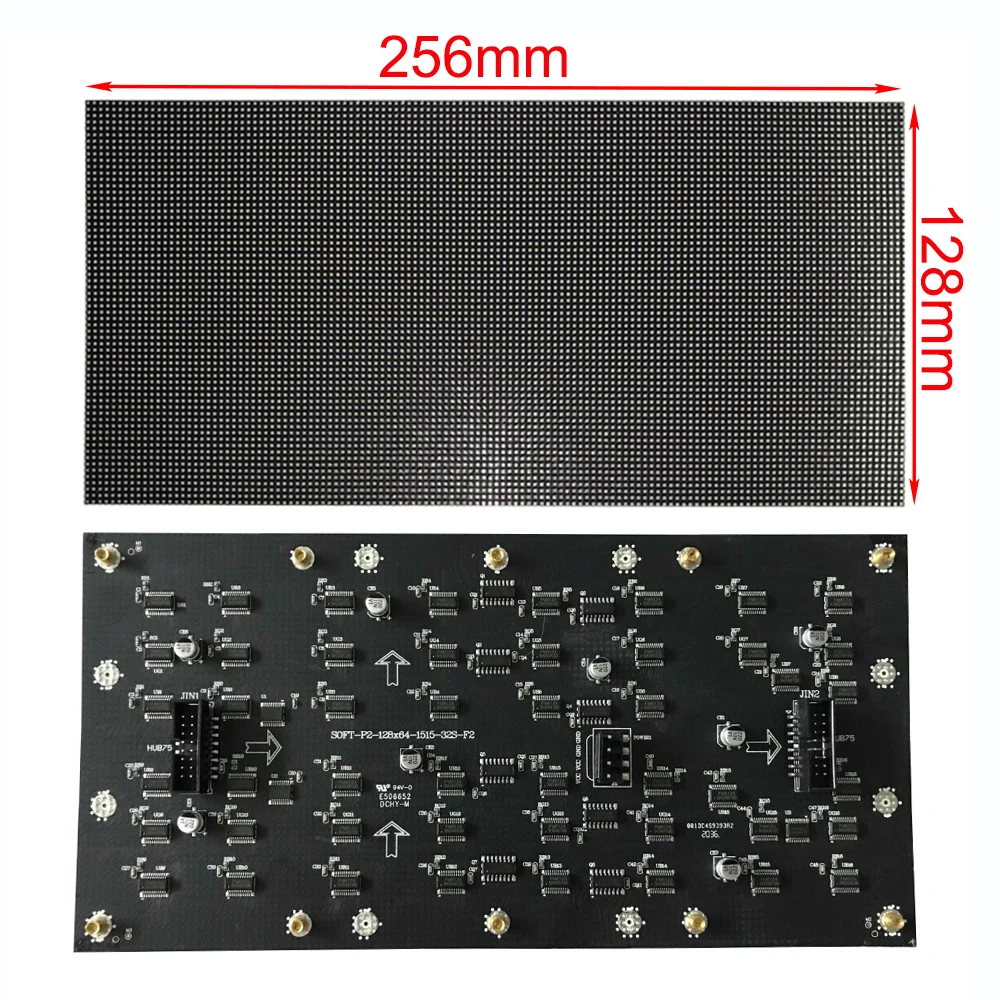 P2.5 indoor 320x160mm Pixel Pitch video wall LED Display screen soft flexible LED module