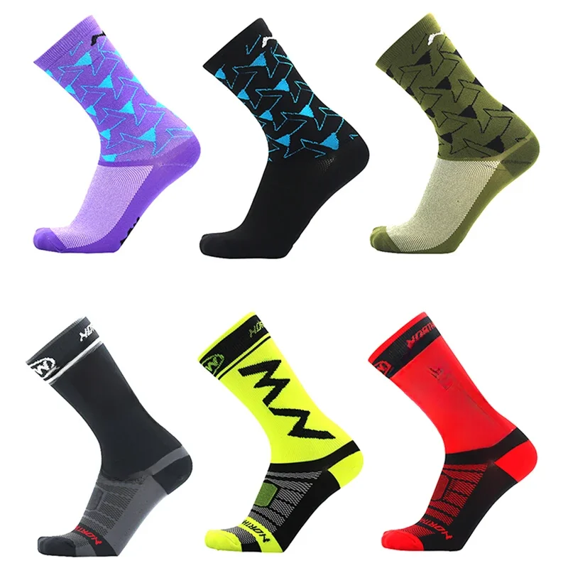 AliExpress 1 pairs High Quality Breathable Sports Socks For Running/Mountain Bike/Outdoor Sport