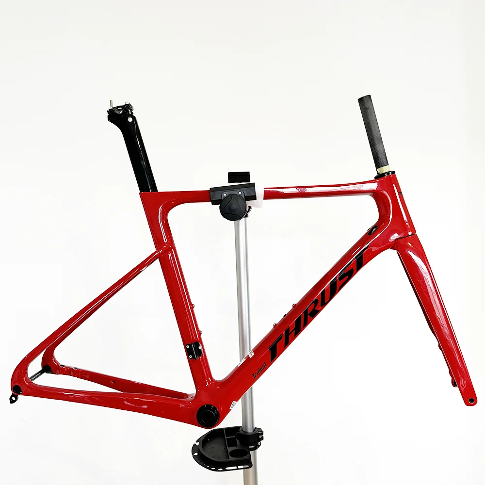 Thru-Axle Rear Derailleur Carbon Frame, Disc Brake, Road Bicycle Frame, Thru Axle, Disc Brake,142x12 Front, 100x12mm