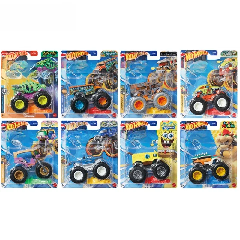 Mattel heiße Räder Monster Trucks Auto Druckguss Spielzeug für Jungen Super Mario Bowser Volkswagen