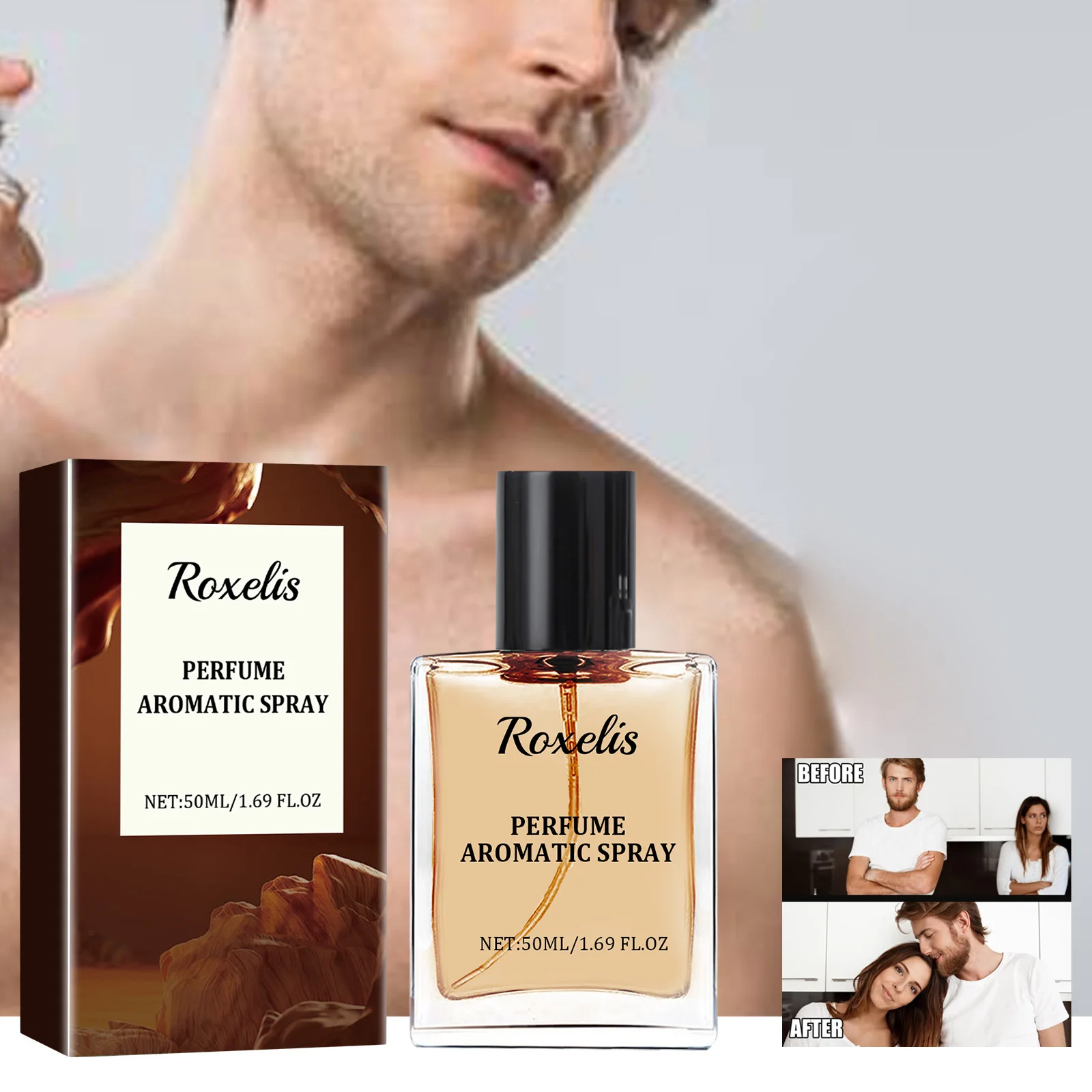 

Roxelis Gulong Men Perfume Mild Not Pungent Lasts For Long Time Men Release Charm Elegant Fresh Atmosphere Perfume