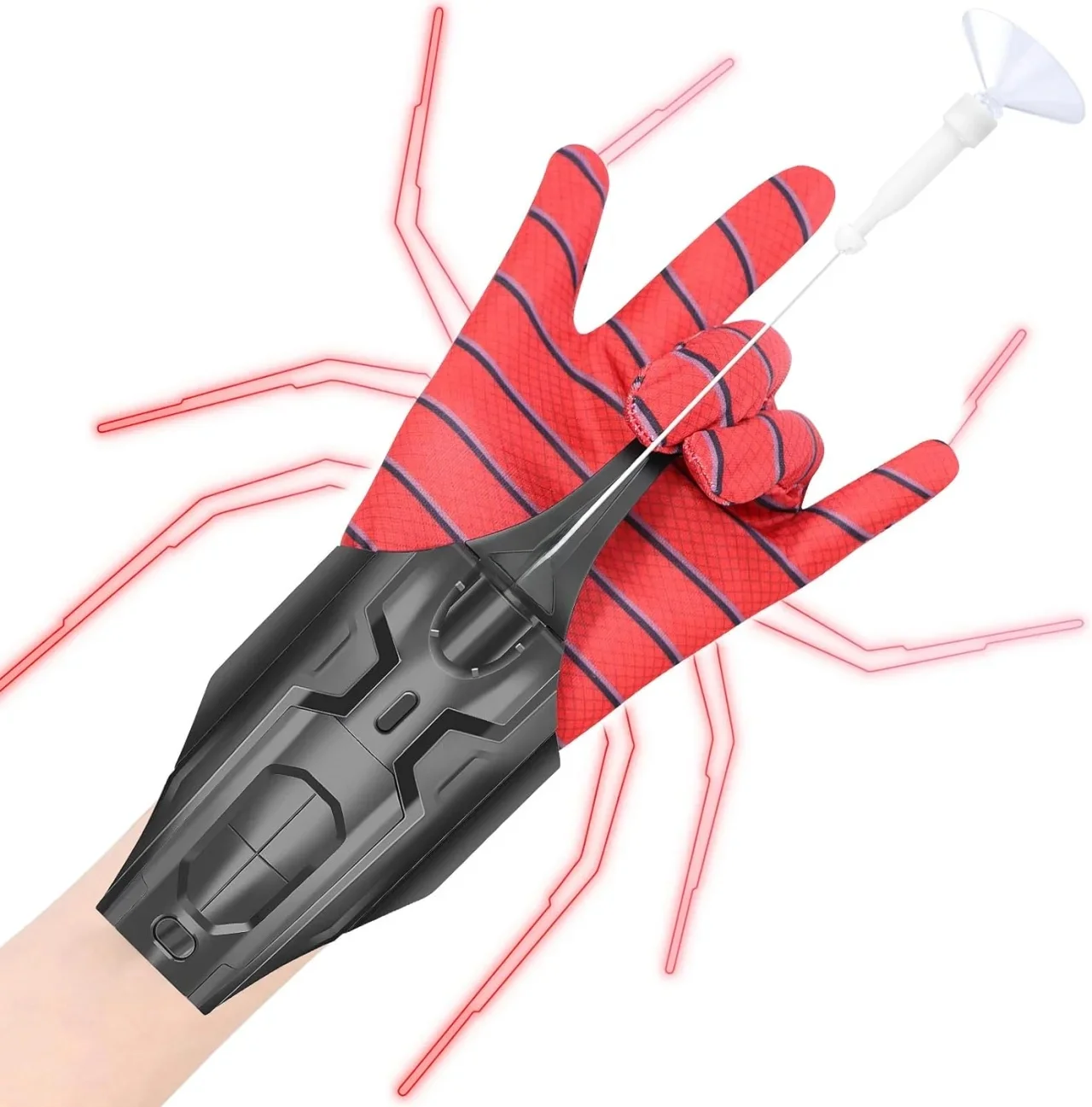 Spider-Man polslanceerapparaat, Peter Parker cosplay accessoires, schietend speelgoed voor kinderen, cadeau, spinnenzijde lanceer speelgoed - afbeelding 2