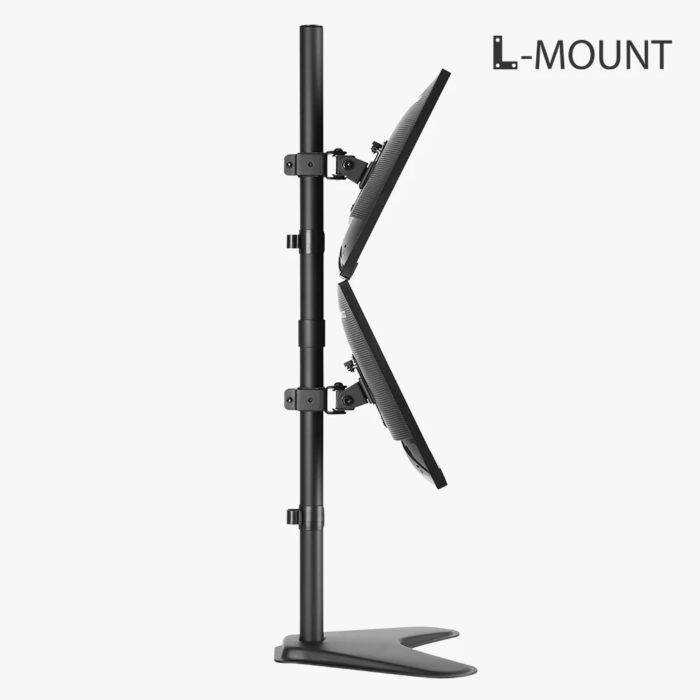 LDL-MOUNT Poles Type Horizon Dual Wall Cue Monitor Stand APP-T02V