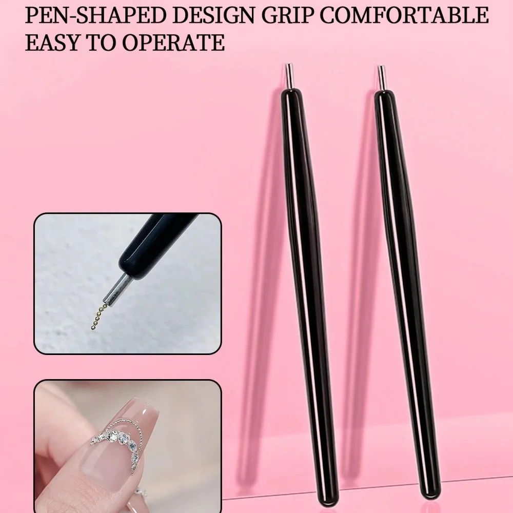 قلم مغناطيسي جديد لفن الأظافر من Klionla - أداة لاصقة مغناطيسية قوية لجل عين القطة وطلاء الأظافر #4