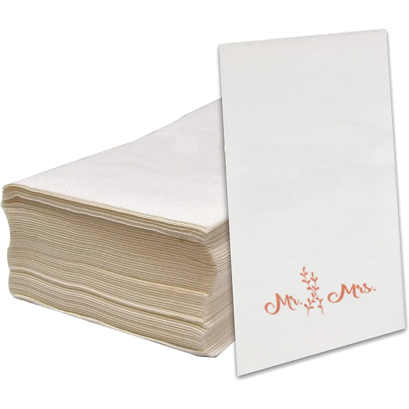 100Pcs  33×33CM  3-layer Gold foil The napkin party celebrates the holidays Suitable for fun and activities