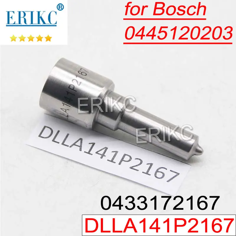 DLLA141P2167 Diesel Injector Nozzle Tip 0433172167 Fuel Injection Sprayer Atomizer DLLA 141 P 2167 for MAN TRUCK 0445120203