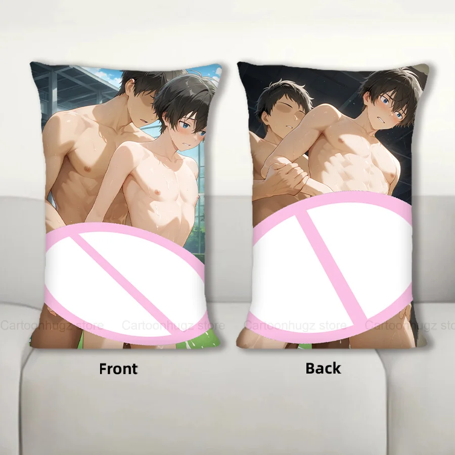 

Dakimakura Anime Maki Katsuragi Pillow Cover Sofa Cushion Double-side Print Throw Pillow Case 40X60cm