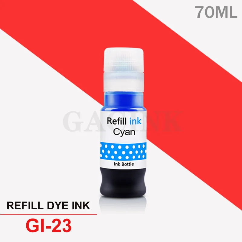 GACINK Tinta Pewarna Isi Ulang GI 13 GI 23 GI 43 GI 53 GI-53 GI 73 GI 83 GI 93 untuk Canon G510 G540 G550 G570 G610 G620 G640 G650 G670